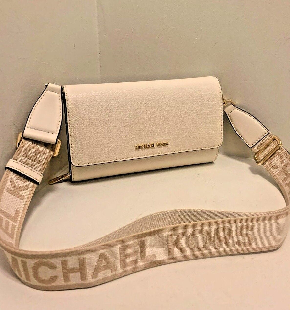 Michael Kors Women Lady Zip around Wallet Crossbody Bag Handbag Messenger Purse