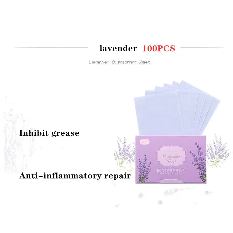 2022 Hot Protable Facial Absorbent Paper Oil Control Wipes Green Tea Bamboo Charcoal Sheet Oily Face Blotting Matting Tissue